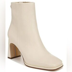 Sam Edelman Irie Square Toe Ankle Bootie Modern Ivory 9W